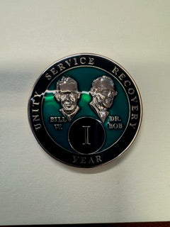 Founders Green Triplate 1 year Medallion