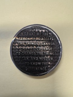 Legacy Green Triplate 3 Year Medallion